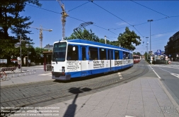 Viennaslide-06469904 Heidelberg, Straßenbahn, historische Aufnahme