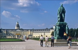 Viennaslide-06476100 Deutschland, Karlsruhe Schloss - Germany, Karlsruhe, Palace