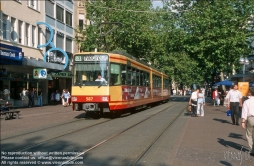 Viennaslide-06476943 Karlsruhe, Stadtbahn in der Kaiserstraße