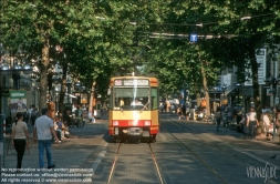 Viennaslide-06476944 Karlsruhe, Stadtbahn in der Kaiserstraße