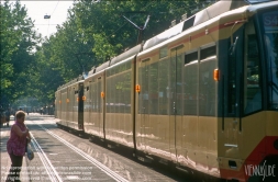 Viennaslide-06476949 Karlsruhe, Stadtbahn in der Kaiserstraße