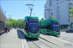 Viennaslide-06521905 Basel, Straßenbahn, Linie 8, Kleinhüningen