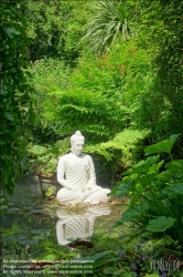 Viennaslide-06611112 Gardasee, Botanischer Garten Gardone Riviera von Andre Heller, Buddha // Lago di Garda, Botanic Garden in Gardone Riviera by Andre Heller, Buddha