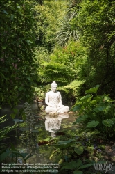 Viennaslide-06611113 Gardasee, Botanischer Garten Gardone Riviera von Andre Heller, Buddha // Lago di Garda, Botanic Garden in Gardone Riviera by Andre Heller, Buddha