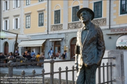 Viennaslide-06621708 Triest, Am Canal Grande, Statue James Joyce