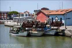 Viennaslide-06629923 Marano Lagunare (furlanisch Maran) ist eine Kleinstadt und Fischerhafen in der Provinz Udine unweit von Grado