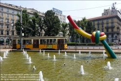 Viennaslide-06631111 Mailand, Nadel und Faden von Claes Oldenburg und Coosje van Bruggen - Milano, Needle, Thread and Knot by Claes Oldenburg and Coosje van Bruggen