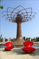 Viennaslide-06631821 Mailand, Weltausstellung 2015, Albero della Vita, Baum des Lebens am italienischen Pavillon - Milano, Expo 2015, Albero della Vita, Tree of Life