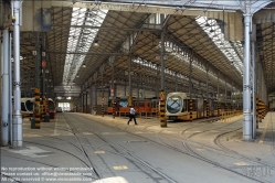 Viennaslide-06631912 Mailand, Straßenbahn, Depot Massena - Milano, Tramway, Depot Massena