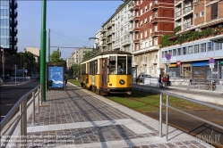 Viennaslide-06631919 Mailand, Straßenbahn - Milano, Tramway