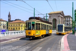 Viennaslide-06631920 Mailand, Straßenbahn - Milano, Tramway