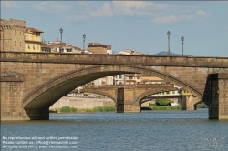 Viennaslide-06641076 Florenz, Fluss Arno // Florence, Arno River