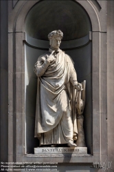 Viennaslide-06641405 Florenz, Uffizien, Statue Dante Allighieri - Florence, Uffizi, Statue Dante Allighieri