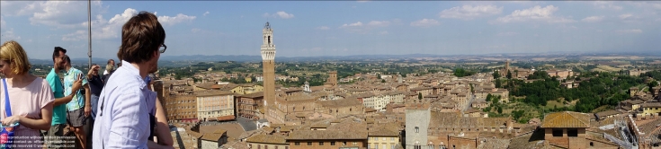 Viennaslide-06642004 Siena, Panorama vom Duomo Nuovo