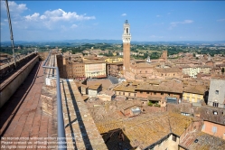 Viennaslide-06642404 Siena, Panorama vom Duomo Nuovo mit Palazzo Pubblico und Torre del Mangia - Siena, Panorama from Duomo Nuovo with Palazzo Pubblico and Torre del Mangia