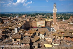 Viennaslide-06642410 Siena, Panorama vom Duomo Nuovo mit Palazzo Pubblico und Torre del Mangia - Siena, Panorama from Duomo Nuovo with Palazzo Pubblico and Torre del Mangia