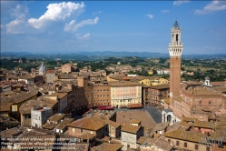 Viennaslide-06642413 Siena, Panorama vom Duomo Nuovo mit Palazzo Pubblico und Torre del Mangia - Siena, Panorama from Duomo Nuovo with Palazzo Pubblico and Torre del Mangia