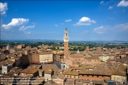 Viennaslide-06642415 Siena, Panorama vom Duomo Nuovo mit Palazzo Pubblico und Torre del Mangia - Siena, Panorama from Duomo Nuovo with Palazzo Pubblico and Torre del Mangia