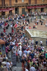 Viennaslide-06642434 Siena, Piazza del Campo, Umzug einer Contrade