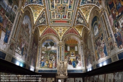 Viennaslide-06642825 Siena, Kathedrale, Piccolomini-Bibliothek