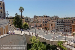 Viennaslide-06710108 Rom, Spanische Treppe, Piazza di Spagna // Rome, Scalinata di Trinità dei Monti