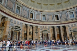 Viennaslide-06720101 Italien, Rom, Pantheon, Rotunde, Innenraum // Italy, Rome, Pantheon, Rotunda, Interior