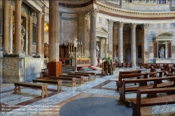 Viennaslide-06720103 Italien, Rom, Pantheon, Rotunde, Innenraum // Italy, Rome, Pantheon, Rotunda, Interior