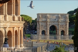 Viennaslide-06721001 Rom, Forum Romanum,  Via Triumphalis, Konstantinsbogen // Rome, Forum Romanum,  Via Triumphalis, Arco di Costantino