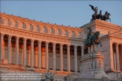 Viennaslide-06729103 Rom, Altare della Patria, Monumento a Vittorio Emanuele II // Rome, Altare della Patria, Monumento a Vittorio Emanuele II