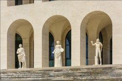 Viennaslide-06749010 Rom, Palazzo della Civilta Italiana, Ernesto Lapadula, Giovanni Guerrini, Mario Romano // Rome, Palazzo della Civilta Italiana, Ernesto Lapadula, Giovanni Guerrini, Mario Romano