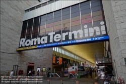 Viennaslide-06799001 Rom, Eisenbahn, Station Roma Termini // Rome, Train Station Termini