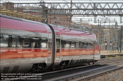 Viennaslide-06799007 Rom, Hochgeschwindigkeitszug Frecciarossa // Rome, Bullet Train Frecciarossa