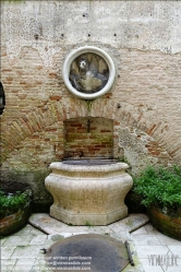 Viennaslide-06800119 Venedig, Palazzo Clari, Brunnen im Hof