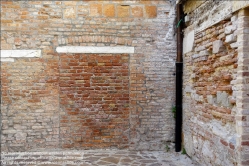 Viennaslide-06801201 Venedig, Ziegelwand - Venice, Brick Wall