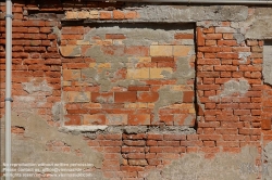 Viennaslide-06801235 Venedig, Ziegelwand // Venice, Brick Wall