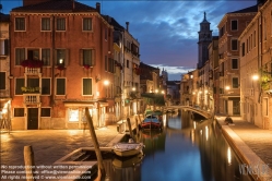 Viennaslide-06811115 Venedig, Abendstimmung, Campo San Barnaba - Evening in Venice, Campo San Barnaba