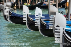 Viennaslide-06820103 Venedig, Gondel auf einem Kanal - Venice, Gondola on a Channel