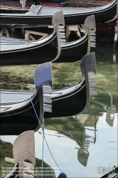 Viennaslide-06820159 Venedig, Gondeln // Venice, Gondolas