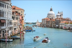 Viennaslide-06822101 Venedig, Canal Grande von der Ponte dell'Accademia, Basilica di Santa Maria della Salute