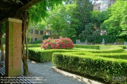 Viennaslide-06823302 Venedig, Park des Ca' Rezzonico - Venice, Ca' Rezzonico, Garden