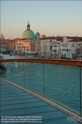 Viennaslide-06861006 Venedig, Brücke über den Canal Grande von Santiago Calatrava (Ponte della Costituzione) // Venice, Bridge over Canal Grande by Santiago Calatrava (Ponte della Costituzione)