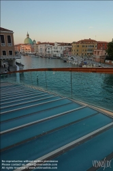 Viennaslide-06861008 Venedig, Brücke über den Canal Grande von Santiago Calatrava (Ponte della Costituzione) // Venice, Bridge over Canal Grande by Santiago Calatrava (Ponte della Costituzione)