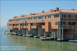 Viennaslide-06865146 Venedig, Giudecca, moderner Wohnbau // Venice, Giudecca, Modern Housing Complex