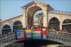 Viennaslide-06871415 Venedig, Rialtobrücke, Biennale 2014, Fundamentals - Venice, Rialto Bridge, Biennale 2014, Fundamentals