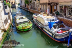 Viennaslide-06898111 Venedig, Frachtschiff - Venice, Freight Ship