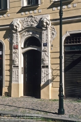 Viennaslide-07110146 Prag, historische Jugendstilfassade - Prague, Historic Art Nouveau Facade