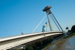 Viennaslide-07210147 Bratislava, Donaubrücke, Nový Most