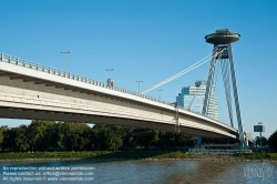 Viennaslide-07210148 Bratislava, Donaubrücke, Nový Most