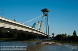 Viennaslide-07210151 Bratislava, Donaubrücke, Nový Most