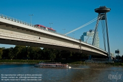 Viennaslide-07210153 Bratislava, Donaubrücke, Nový Most